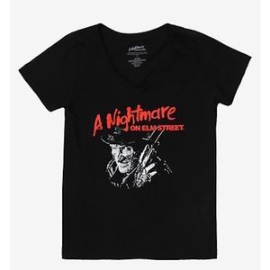 Freddy Krueger Plus Size V-Neck Size 5 Hot Topic